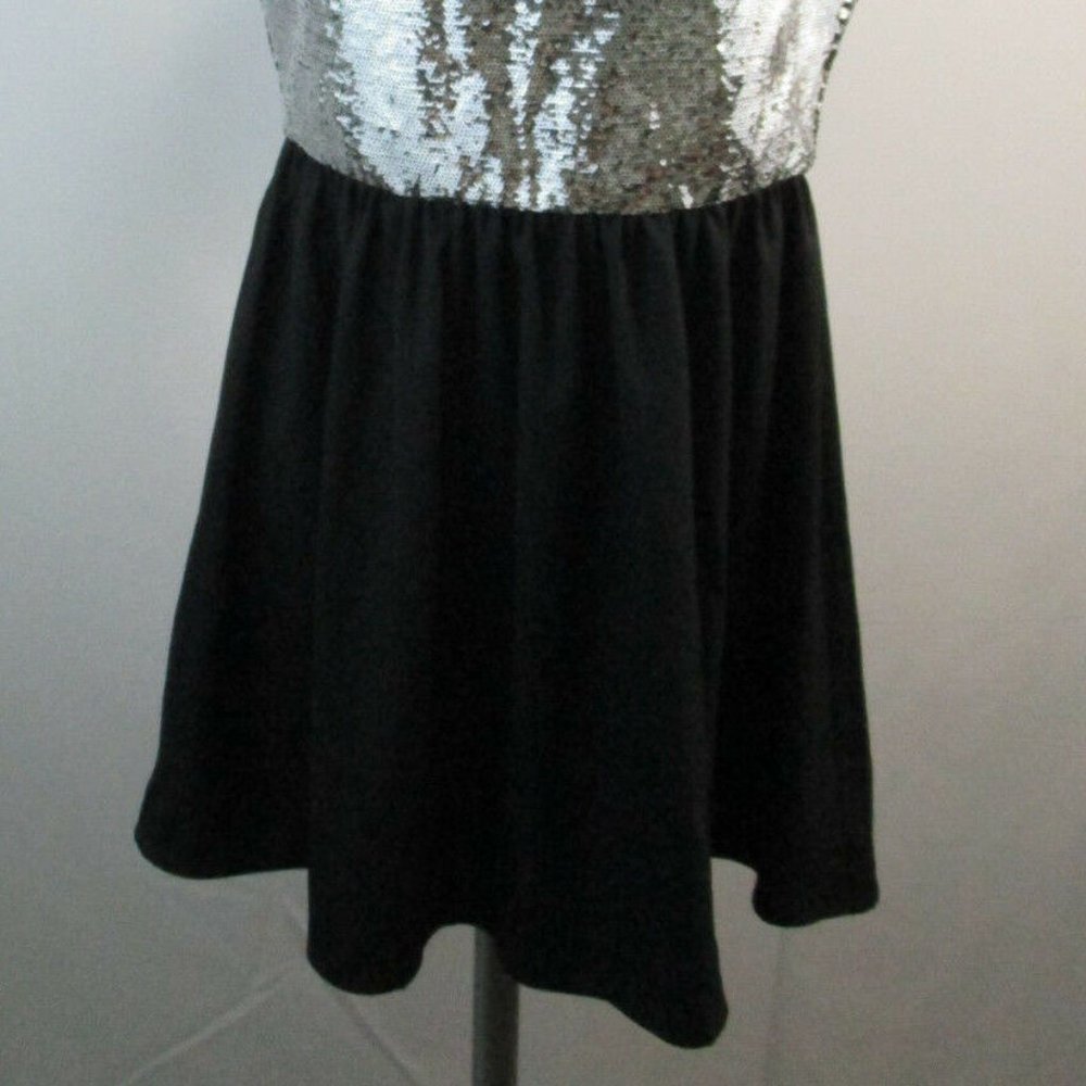New Lovers+Friends Sequin & Solid Cap Sleeve Dress - image 8